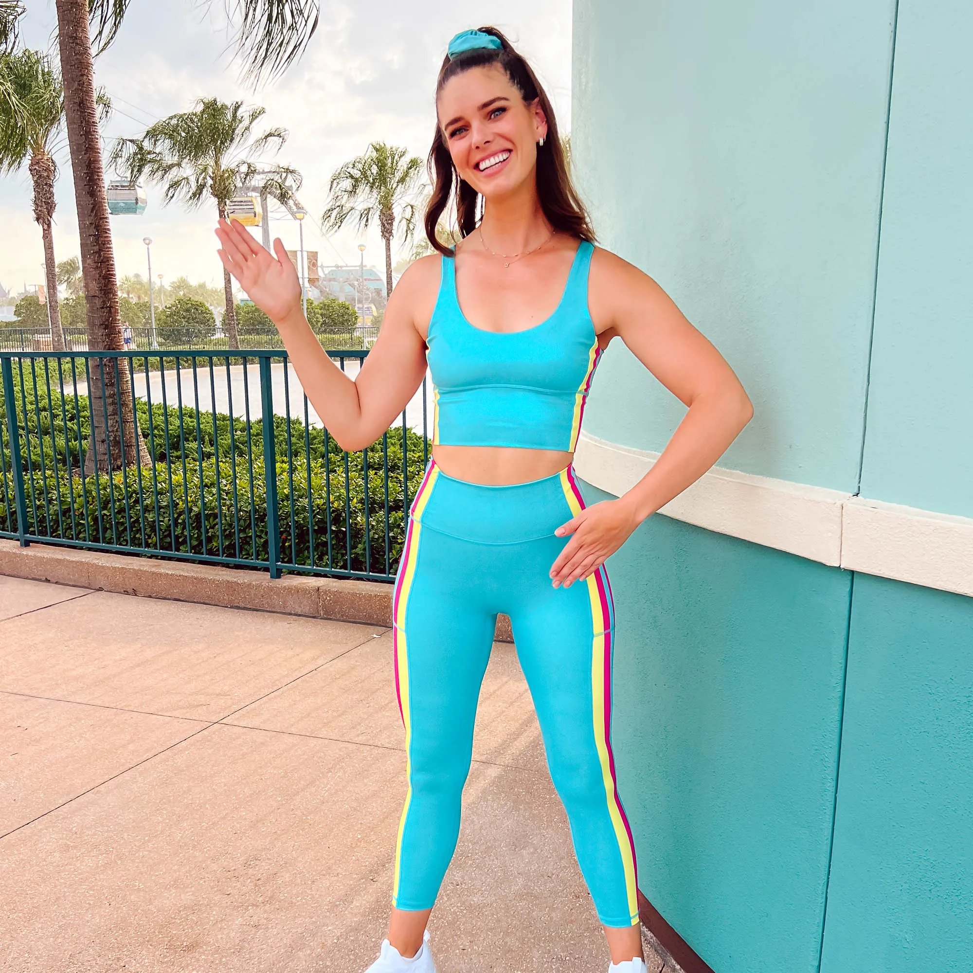 Barbara Girl Leggings - Blue Daily Gear Clean Style