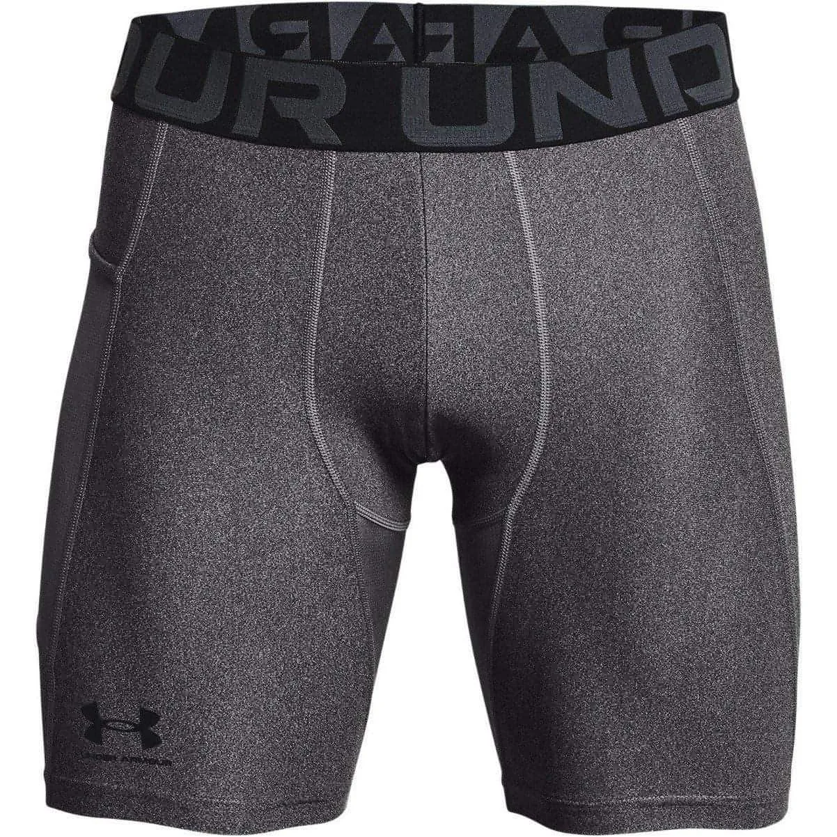 Anti Pilling Technology Under Armour HeatGear Mens Short Compression Tights - Grey
