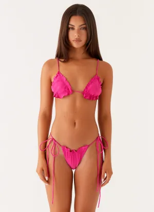 Pool Fun Gaia Bikini Bottoms - Fuchsia