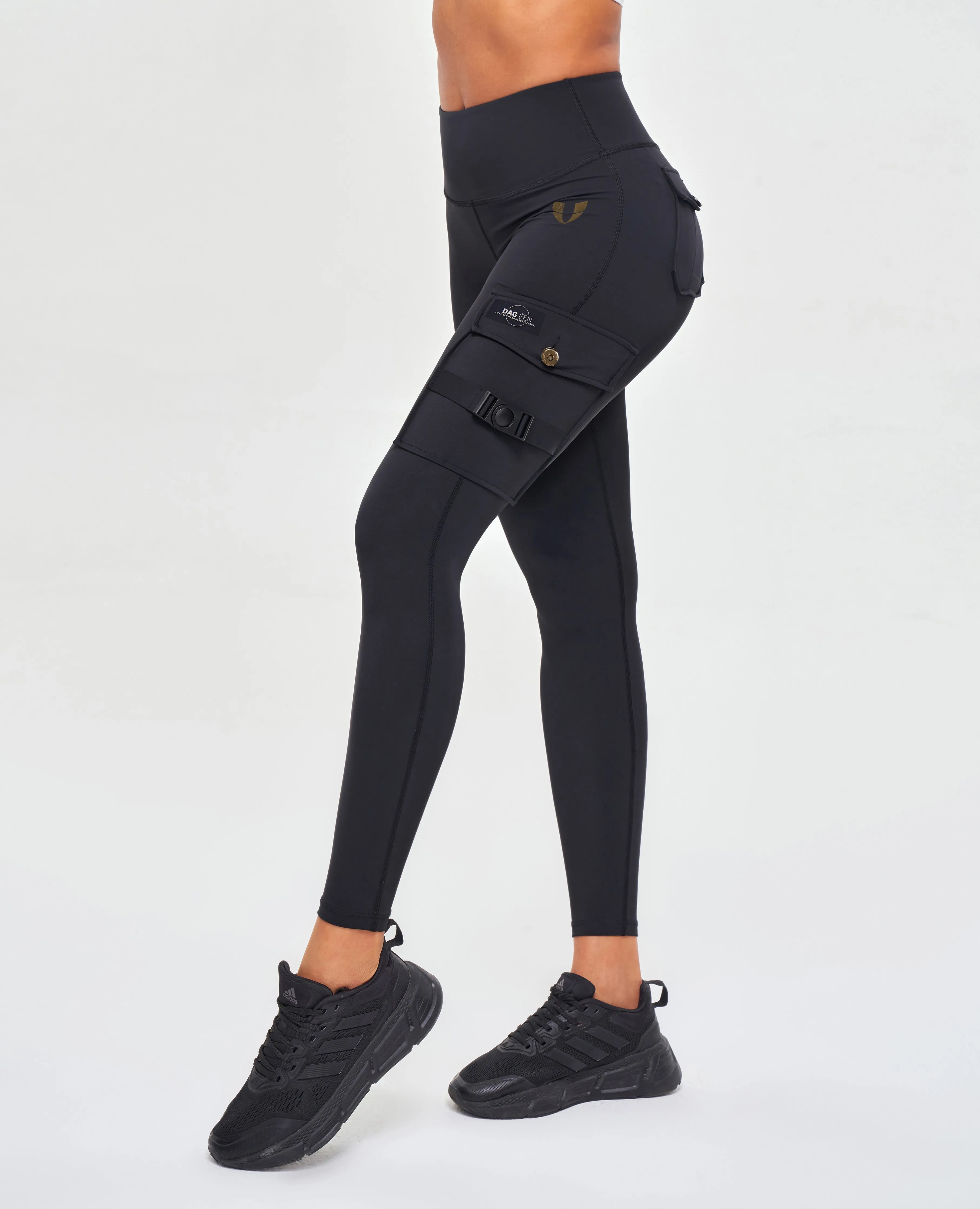 Fashion Wear CombatFit Cargo Pants - Black