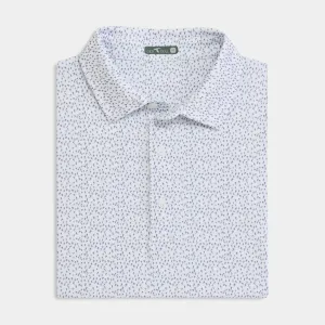 Breathable fabric Brushed Interior Snow Sprint Printed Performance Polo