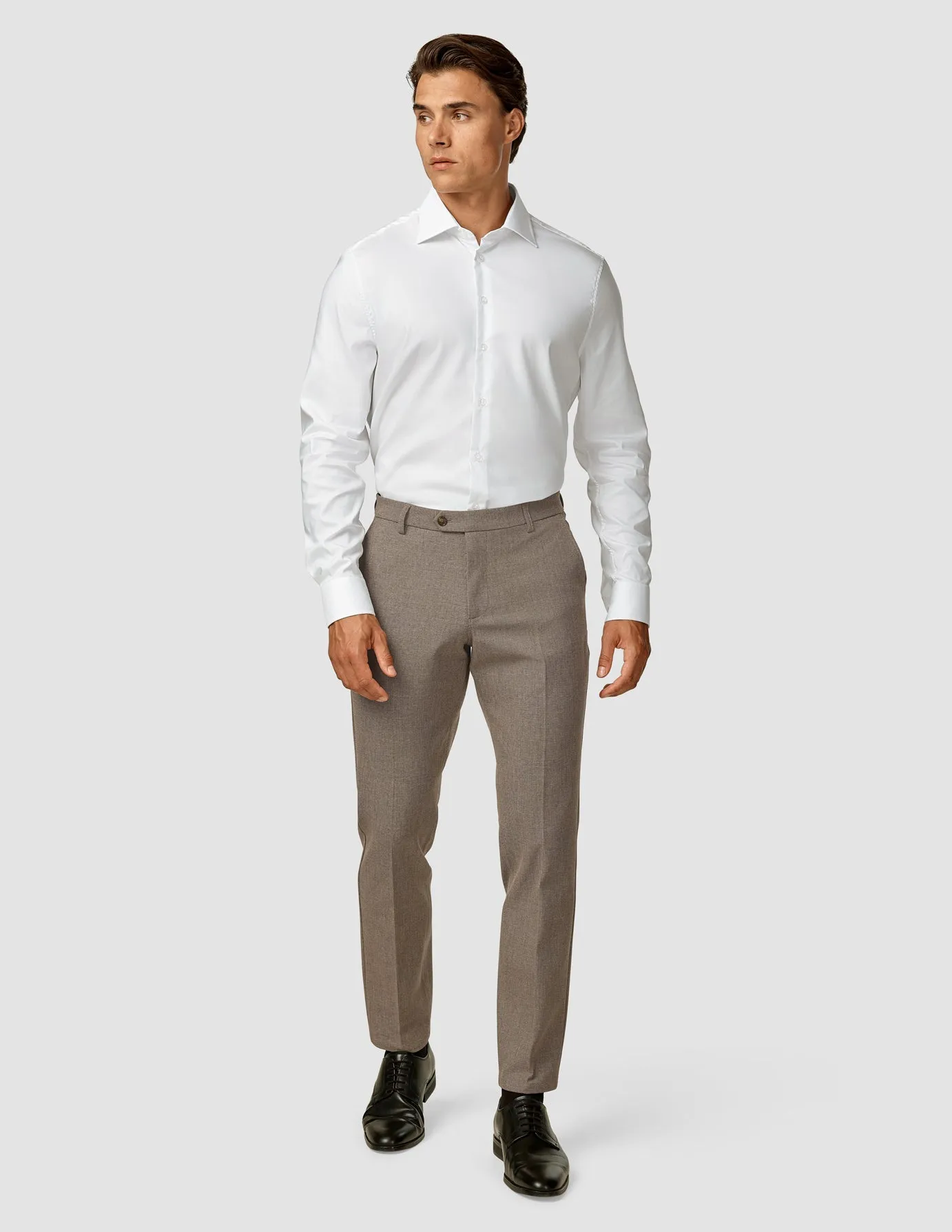 Essential Suit Pants Regular Almond Cuffed hem