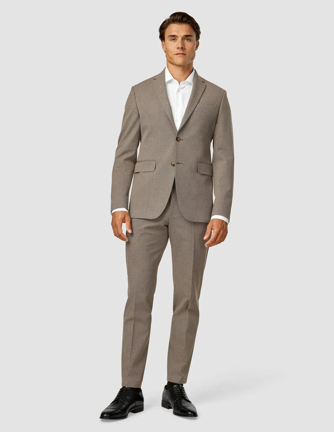 Essential Suit Pants Regular Almond Quick Adjust Fit Mid-rise fit