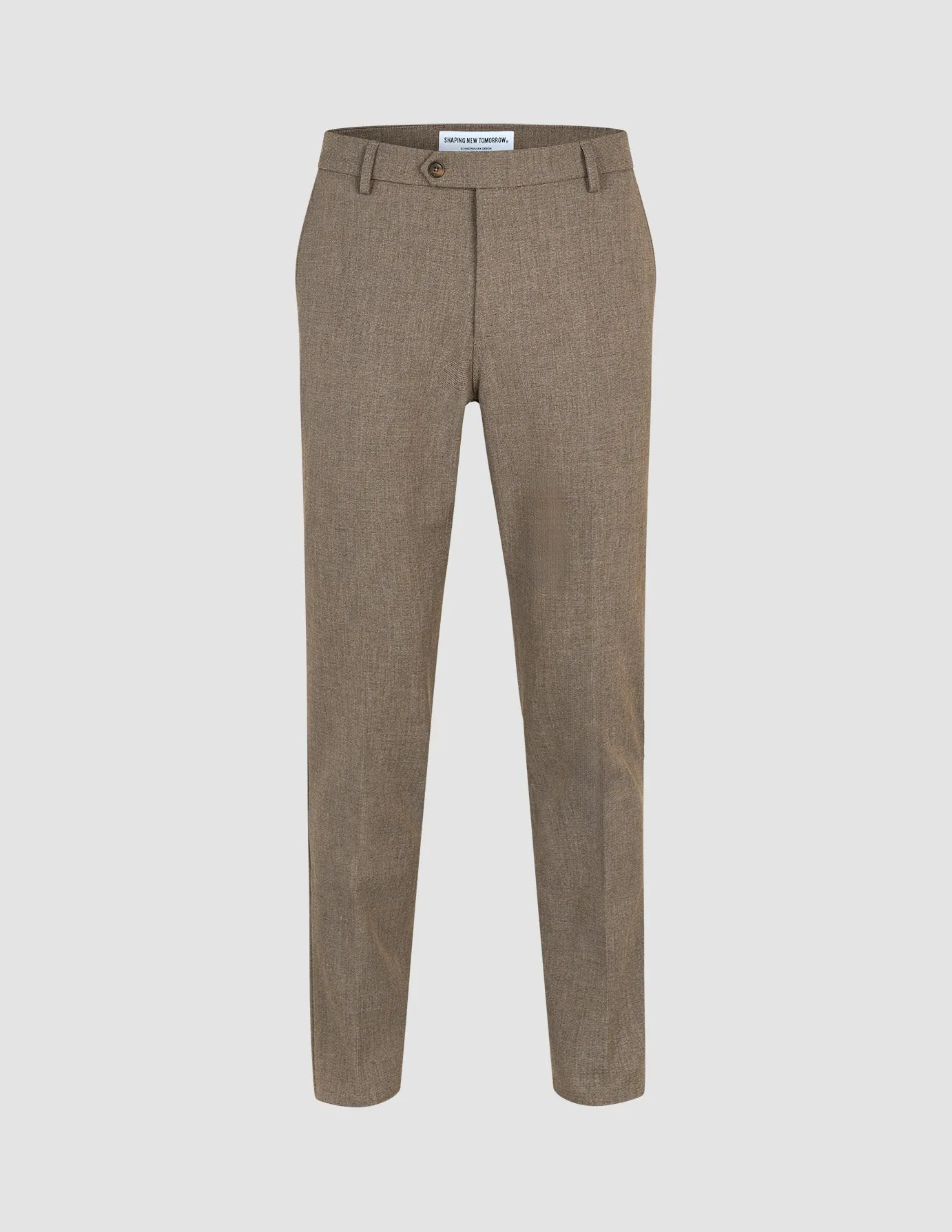 Outdoor Friendly Compact Storage Essential Suit Pants Regular Almond