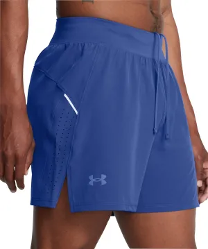 Airy Touch Preppy look Under Armour Launch Pro 5 Inch Mens Running Shorts - Blue