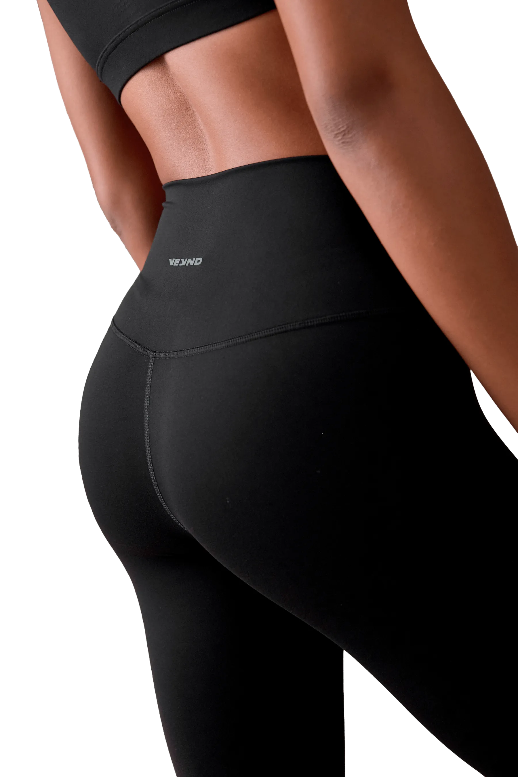 LEGGINGS - Black Gym outfit Wrinkle Resistant Fitness Lover