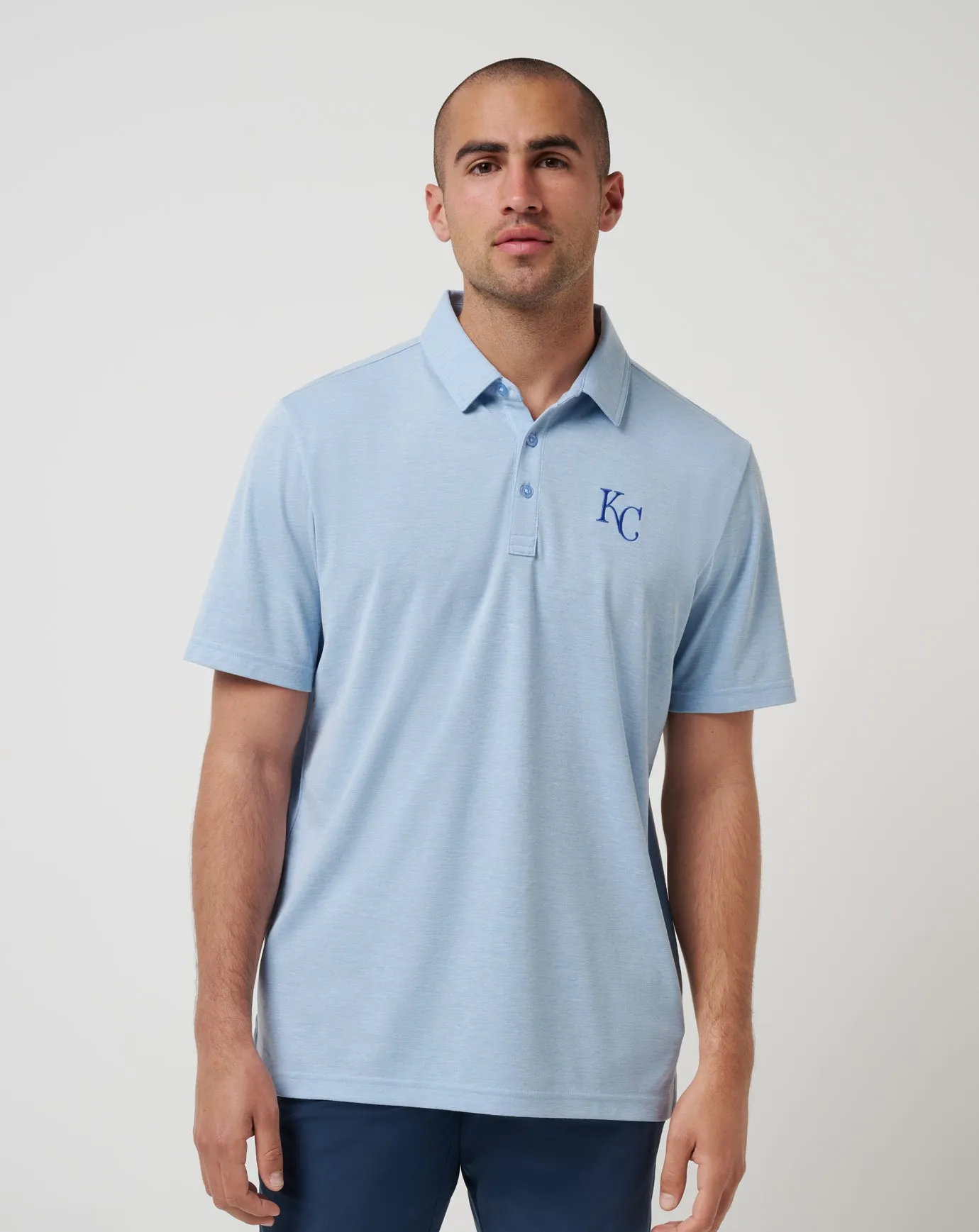 Breathable Mesh Panels Kansas City Royals Playoff Pitch Polo