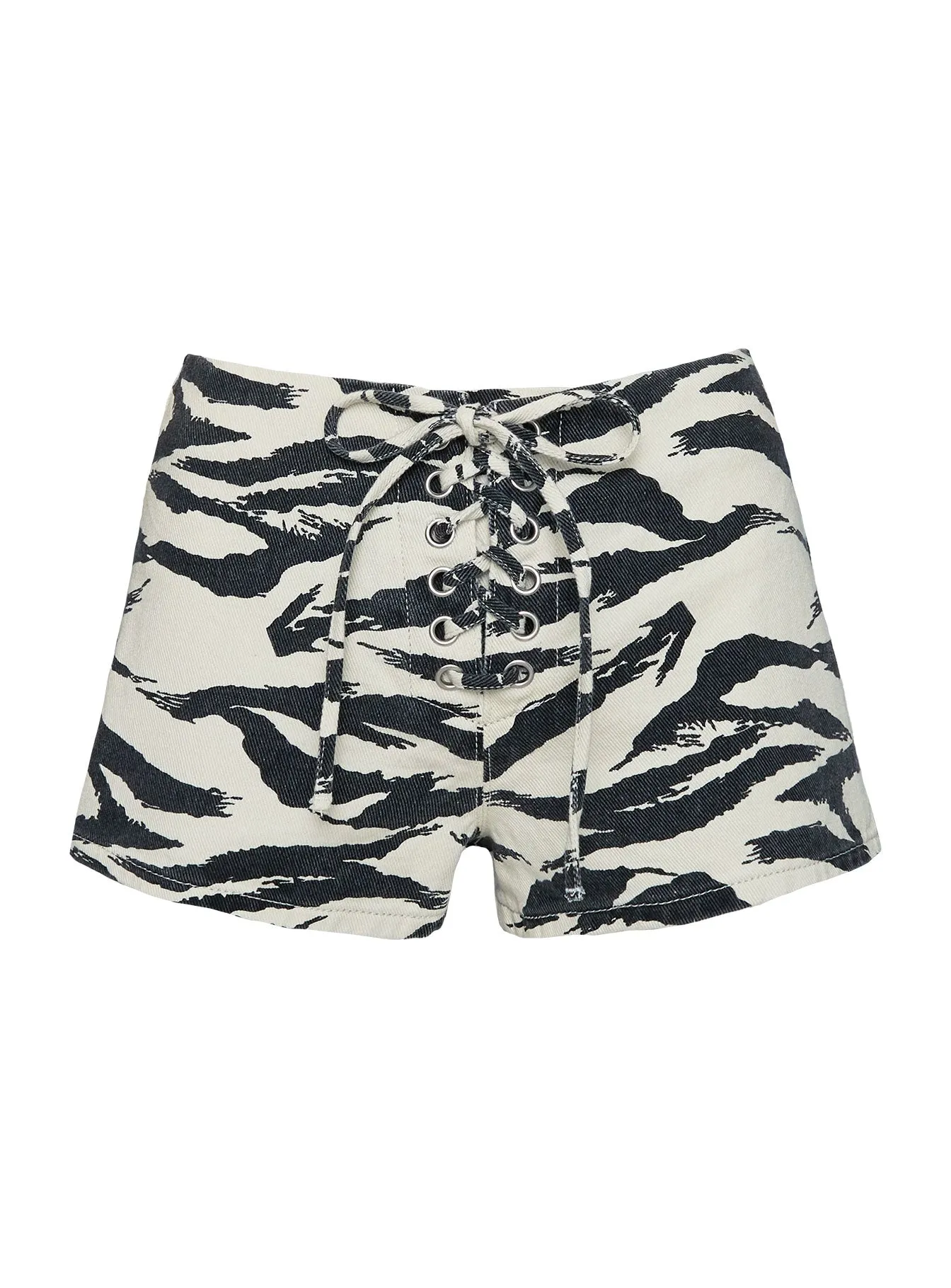 spring fresh WaterRepellent Thunderbird Micro Shorts Zebra