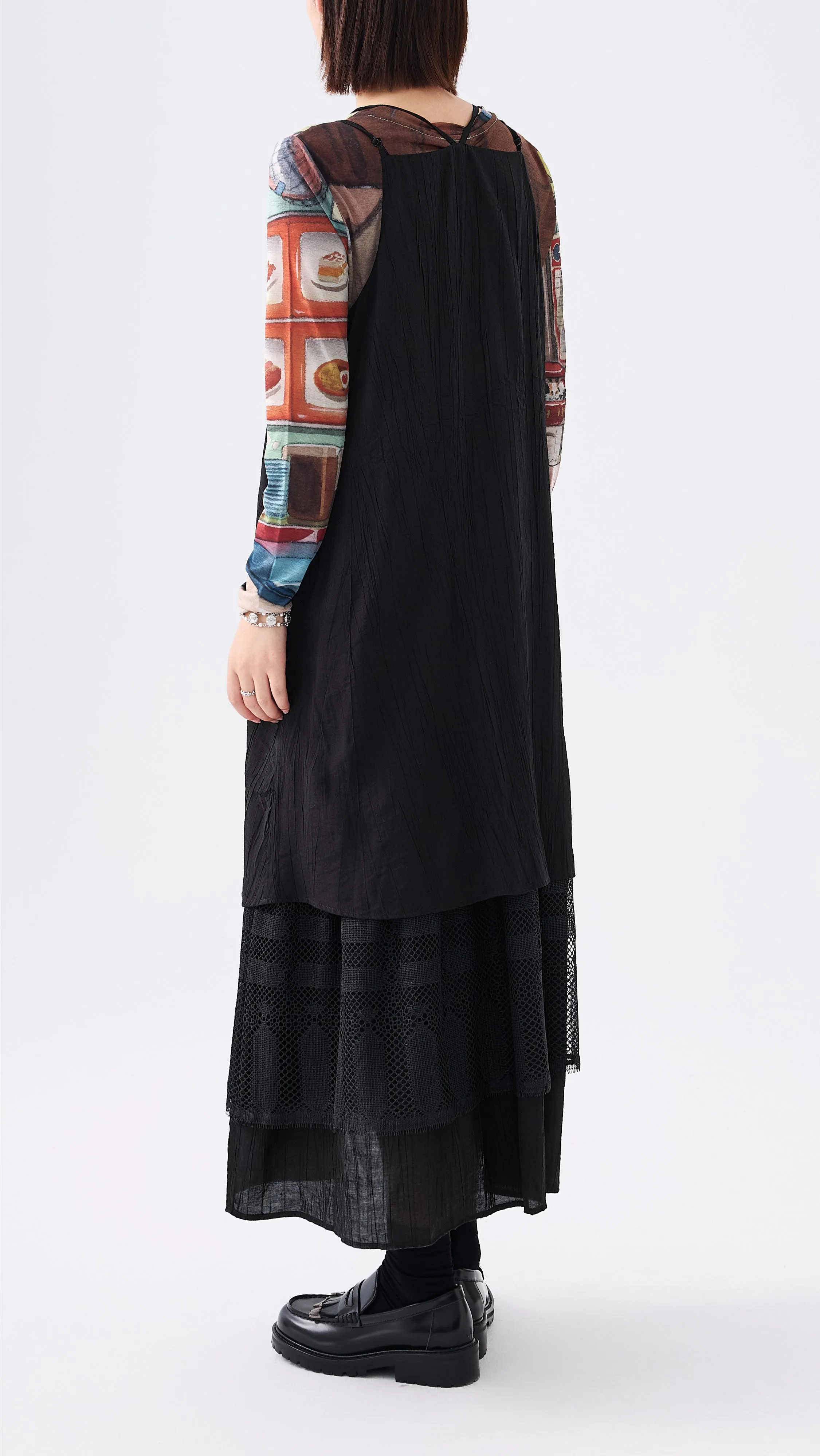 Dress with Lace Detail MultiPocket System