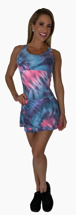 Pure Fabric Sleek Feel Cotton Candy Tennis Dress