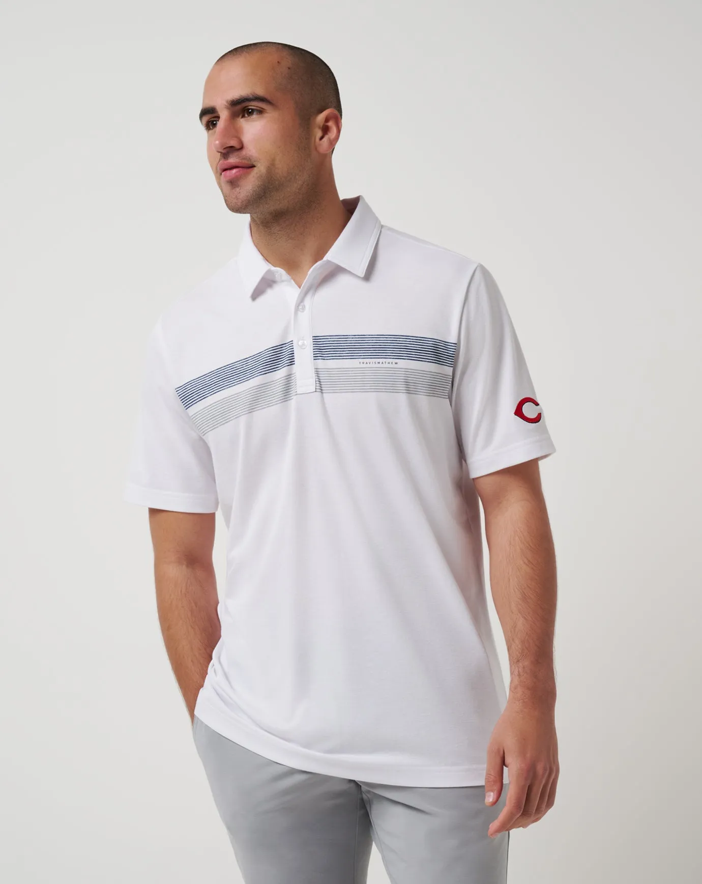UVBlocking Fabric Tech Cincinatti Reds Top Recruit Polo