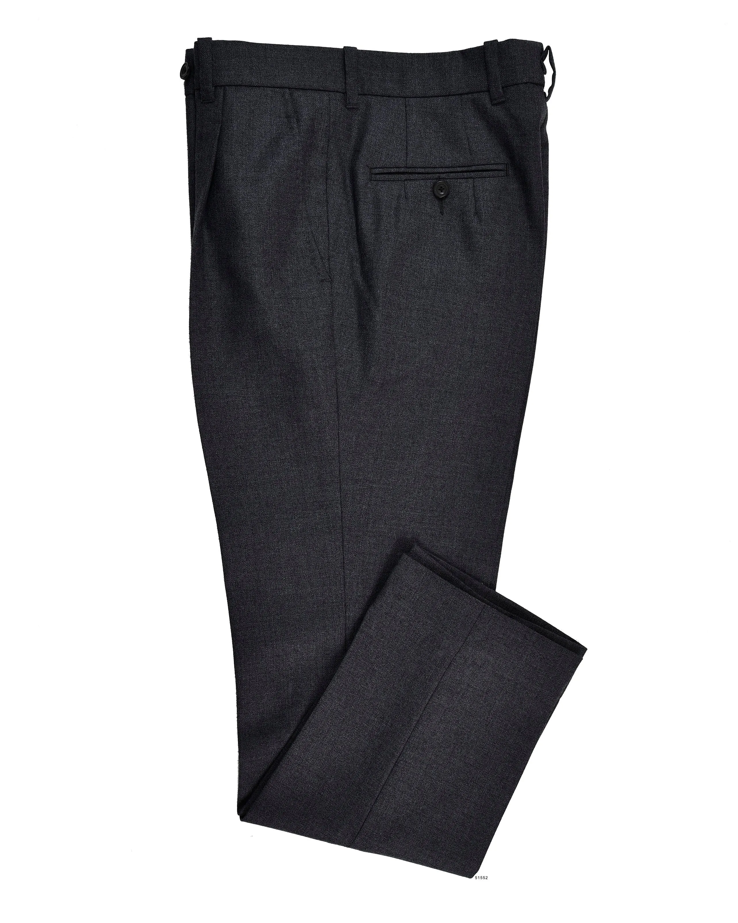 Casual Office Dugdale Flannel: Medium Grey Twill 14 Oz