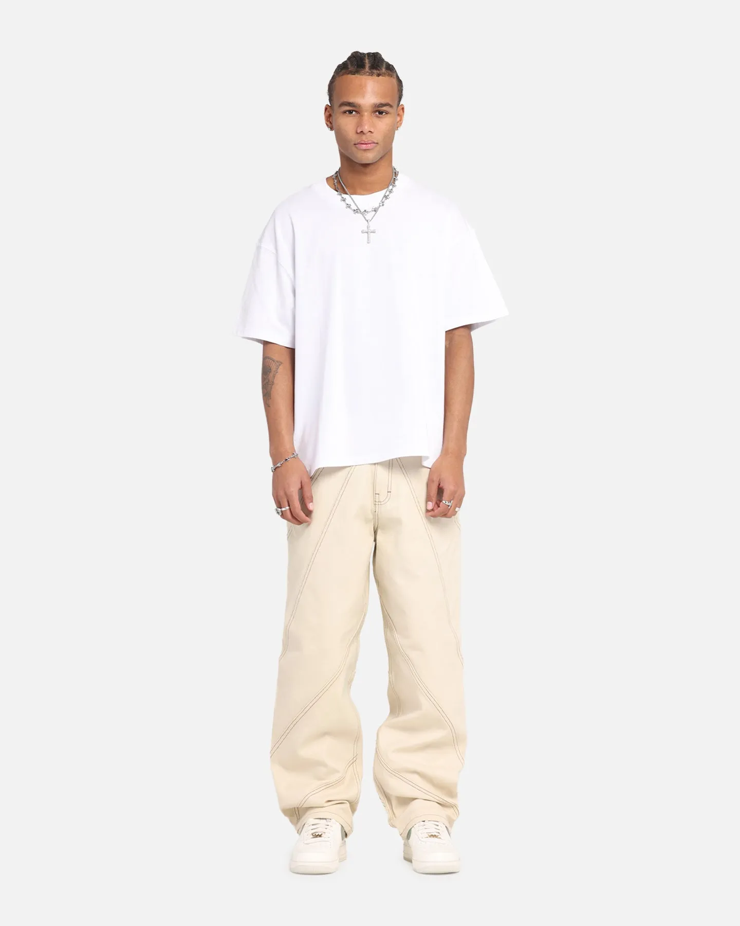 Neutral Outfit Honor The Gift Racing Panel Pants Bone