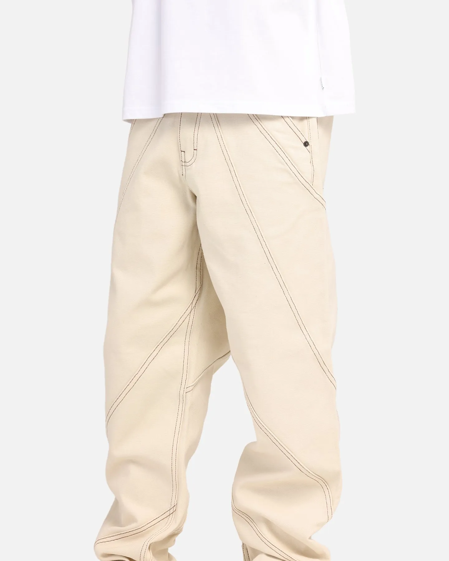 Honor The Gift Racing Panel Pants Bone Date Night Summer Vibes