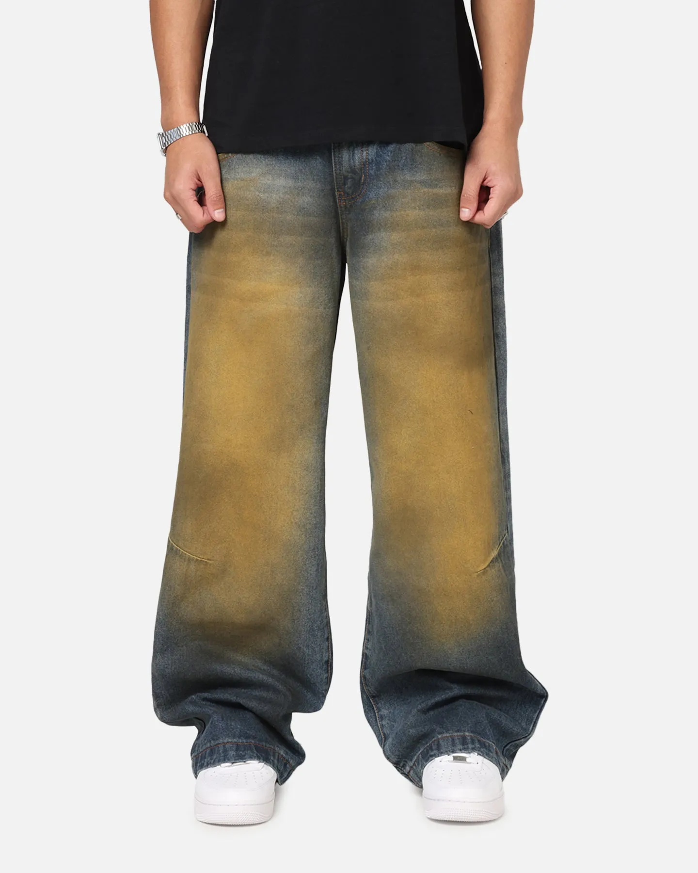 Saint Morta Amplus Jeans Dirty Indigo Unfaded Hemline