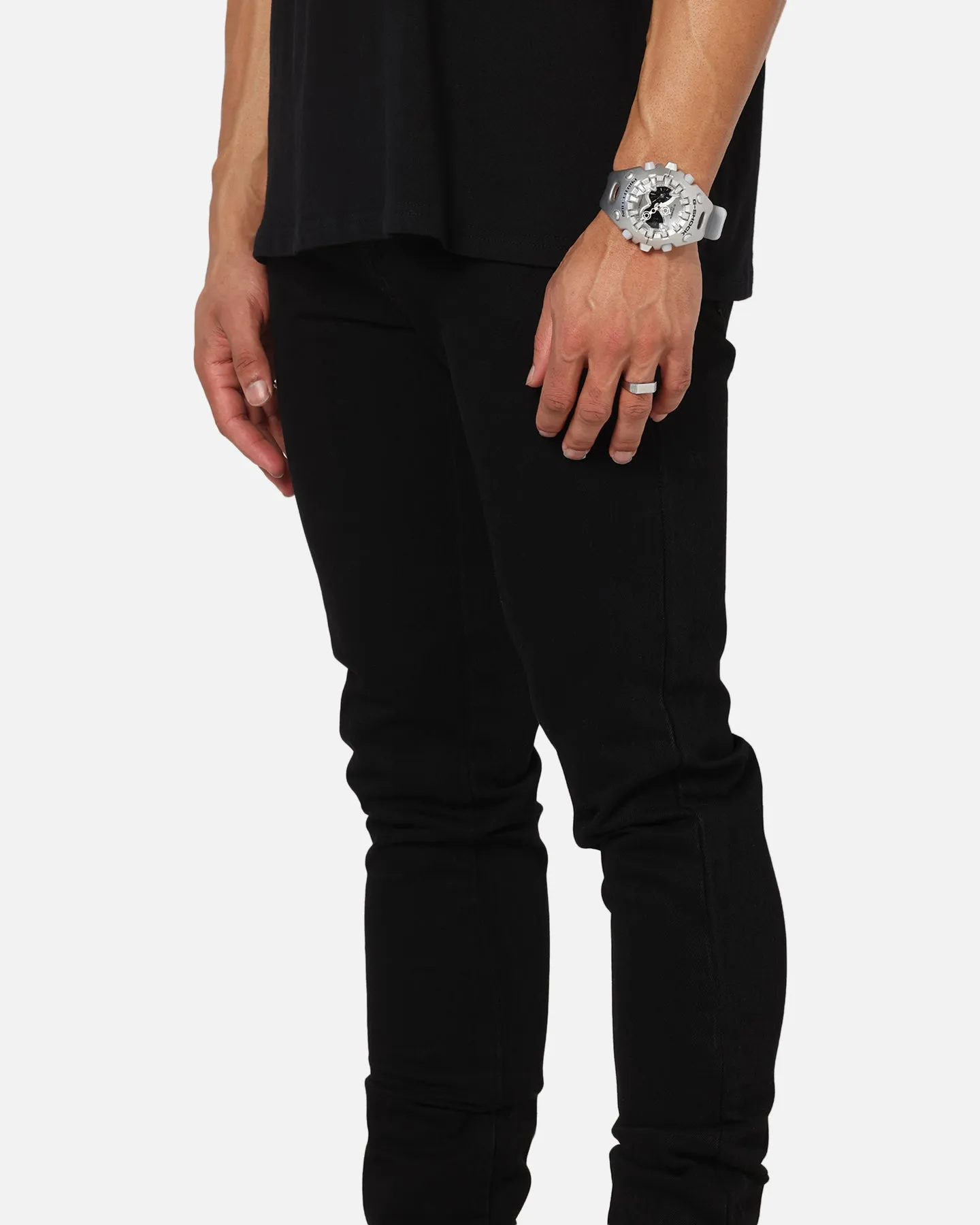 Fade Resistant Wash Saint Morta Fimi Jeans Black Stonewash
