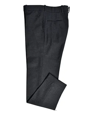 Freedom Motion Reinforced Stress Points Dugdale Dark Grey Wool Flannel Pant