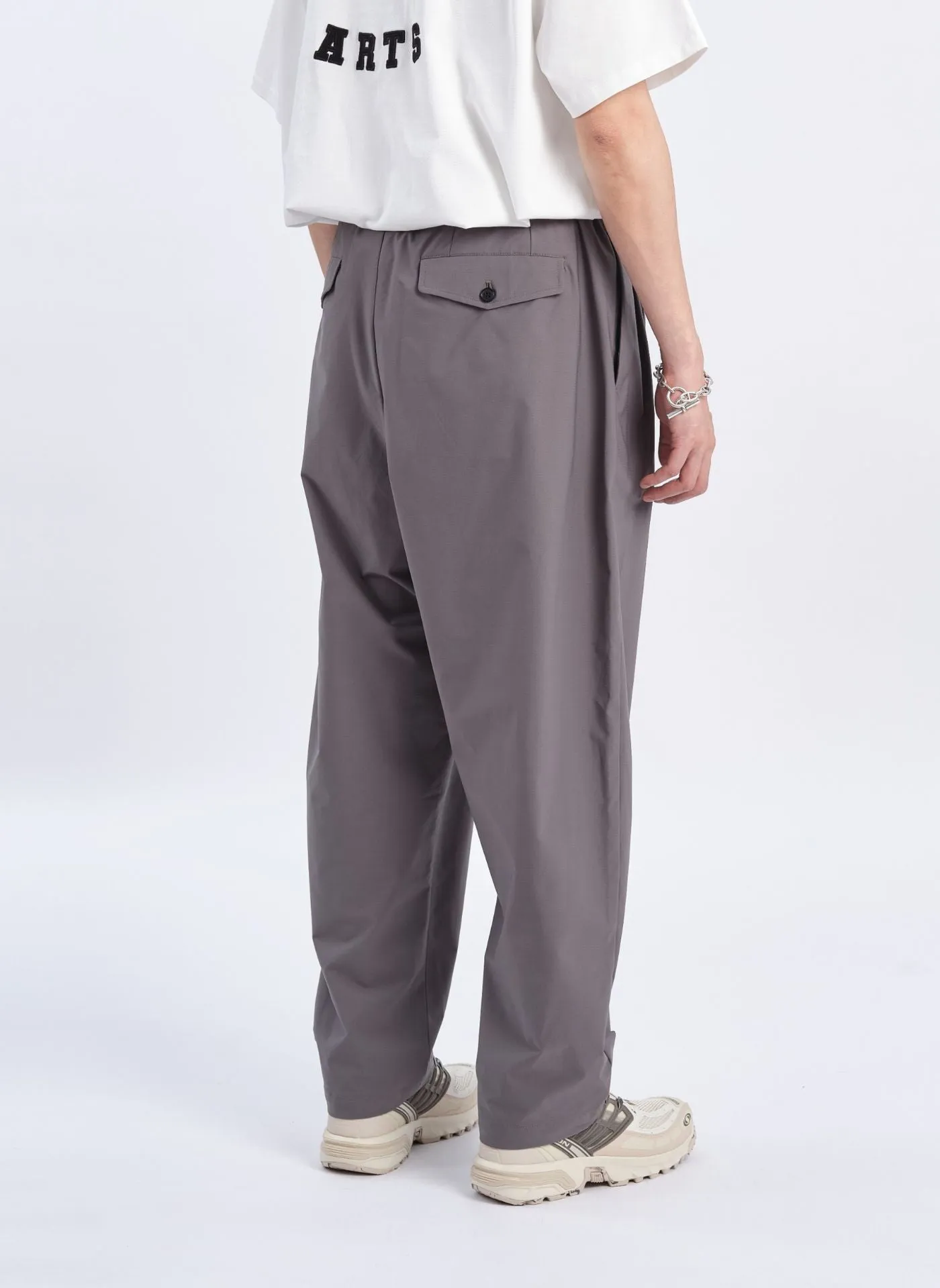 StainRepellentSurface Cotton Touch Solotex Wide Tapered Pants (P-12)
