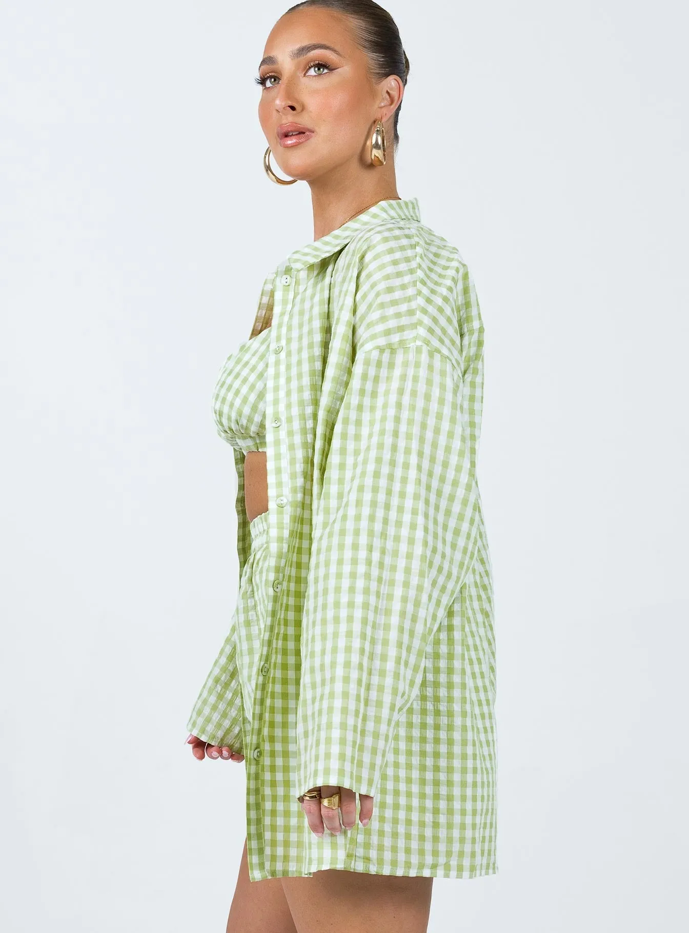 Lillia Set Green / White SweatWickingLining