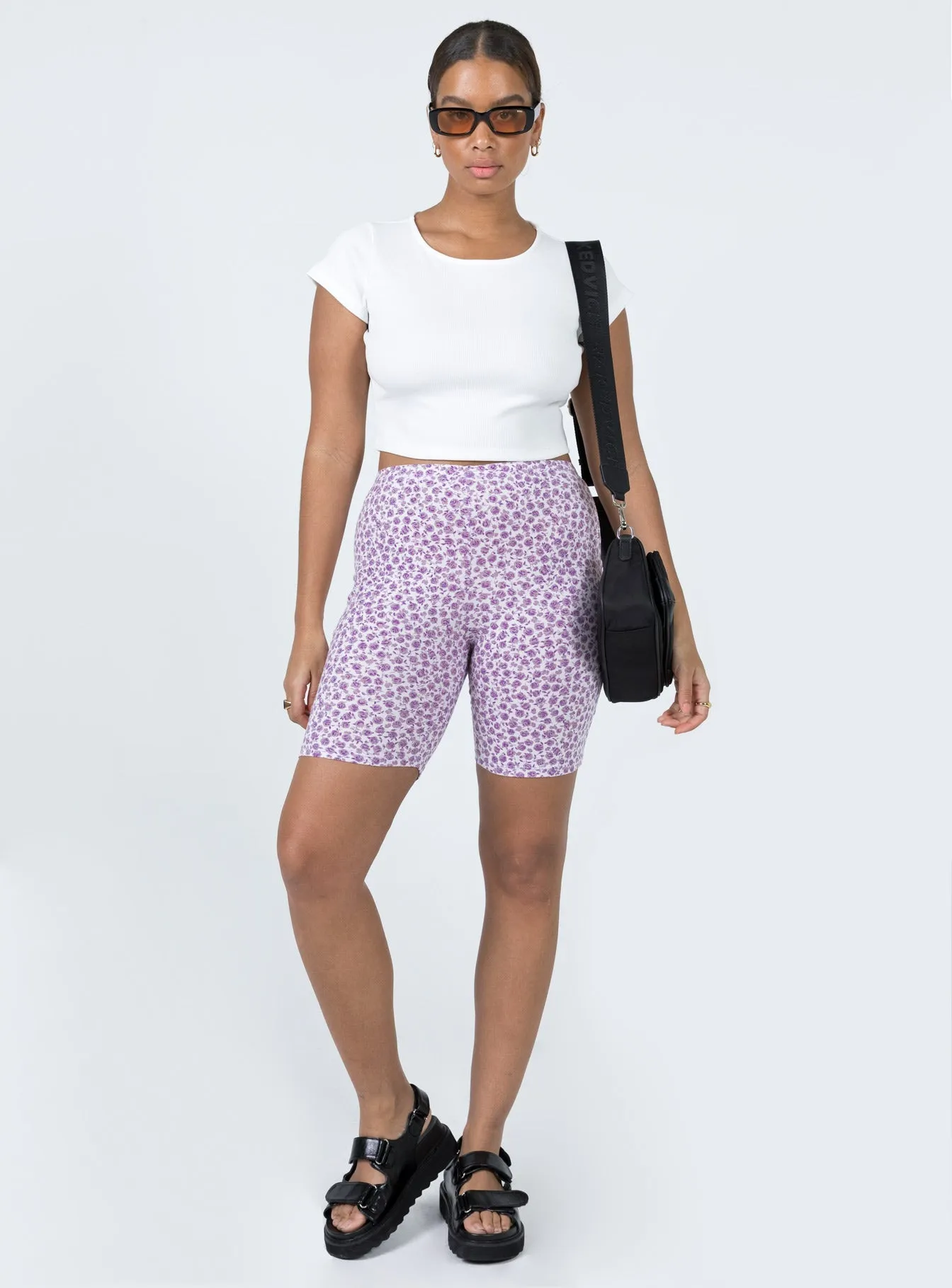 Energy Mood Motel Cycle Short Ditsy Rose Lilac