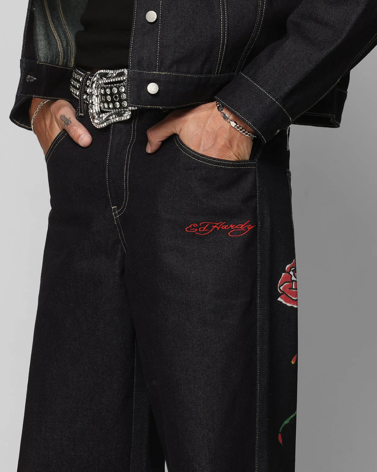Ed Hardy Denim Jeans Raw Indigo Anytime Fit