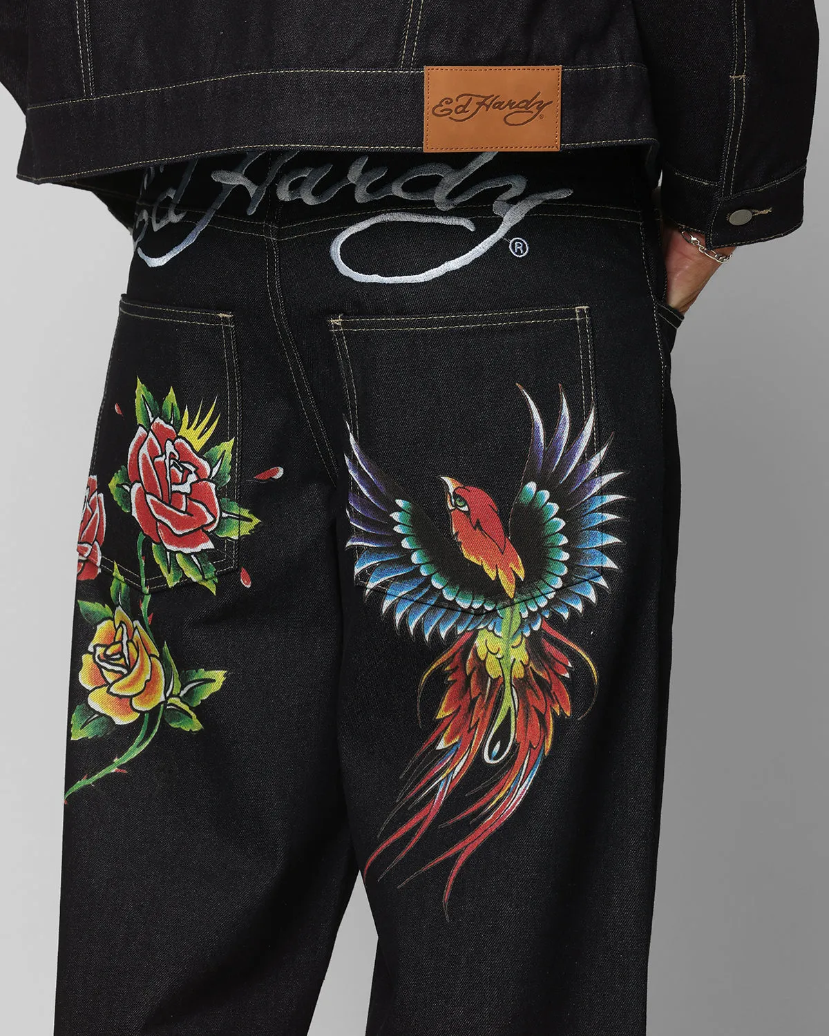 Outfit Routine Ed Hardy Denim Jeans Raw Indigo