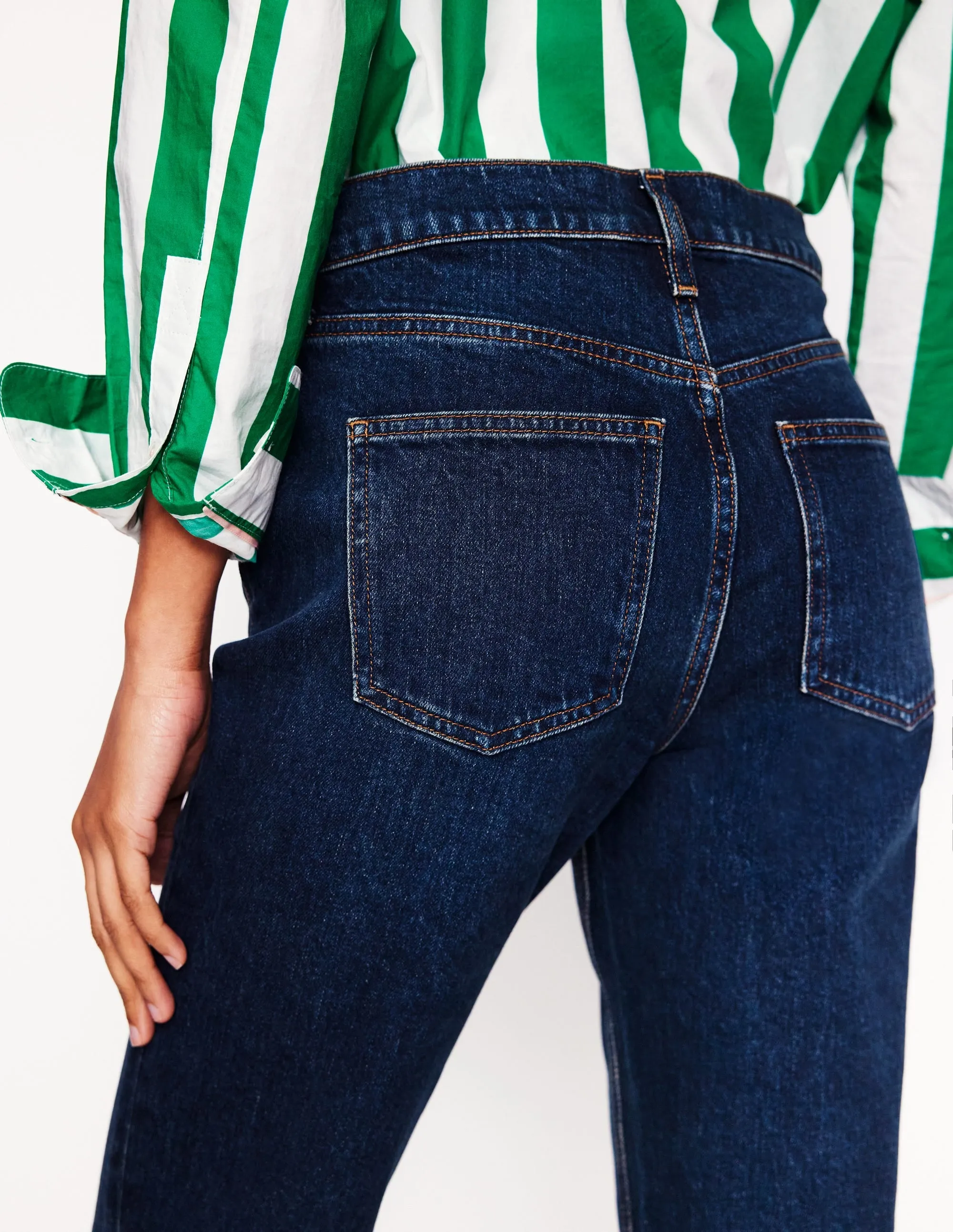 Girlfriend Jeans-Dark Vintage Premium Party Look