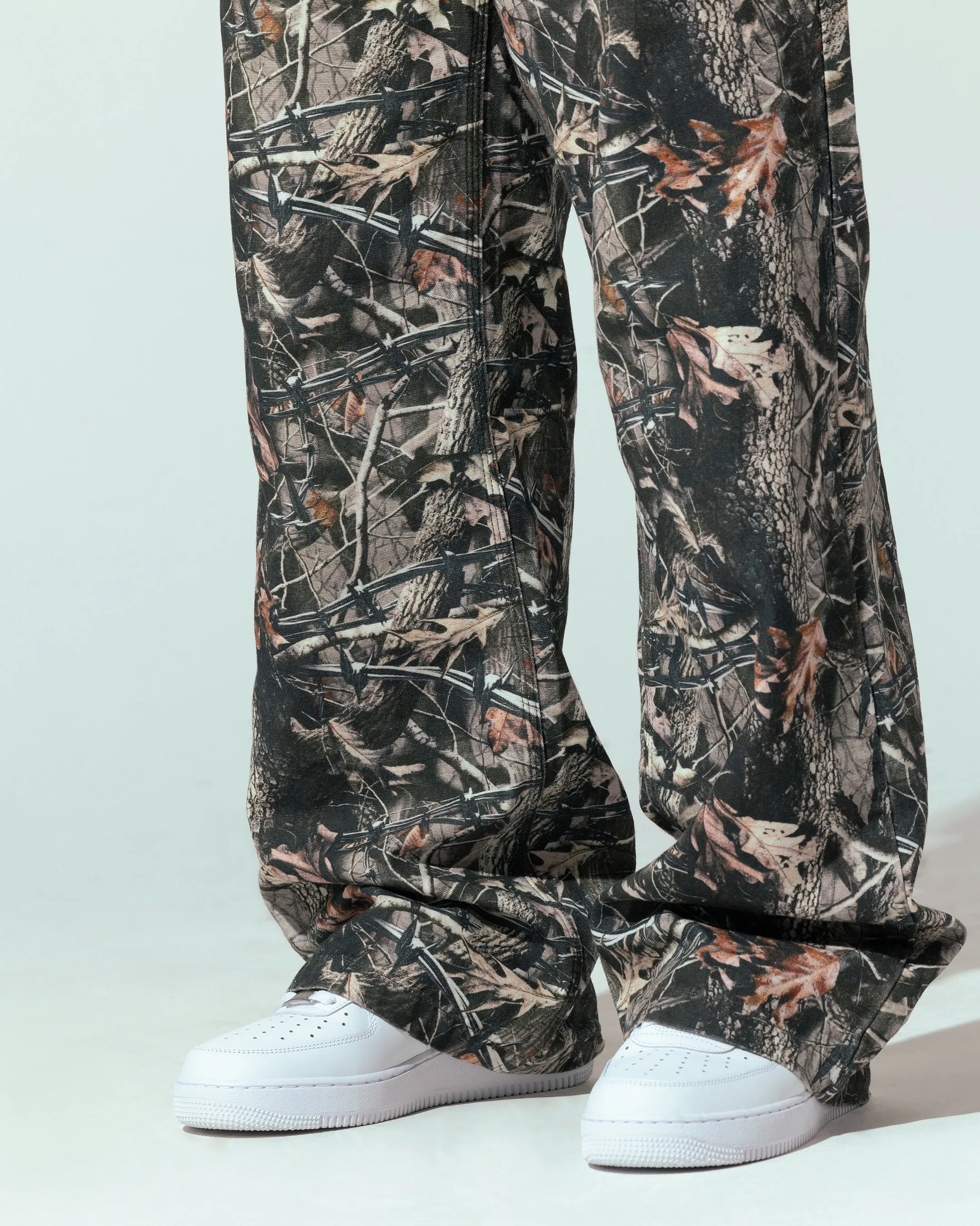 Winter Warmth Minimalist Style Picnic Style Loiter Hunter Camo Pants Camo