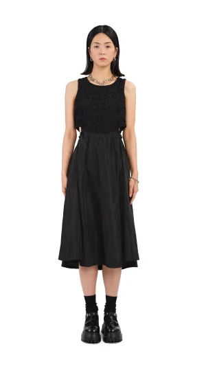 Translucent Soul Cord Embroidery Dress