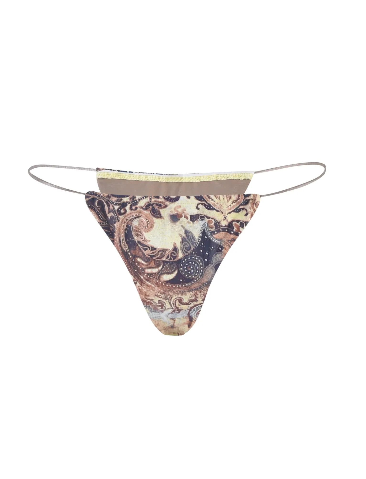 KRYZE BIKINI BOTTOM - MULTI : TIE DYE : PAISLEY TIE DYE Sporty Look