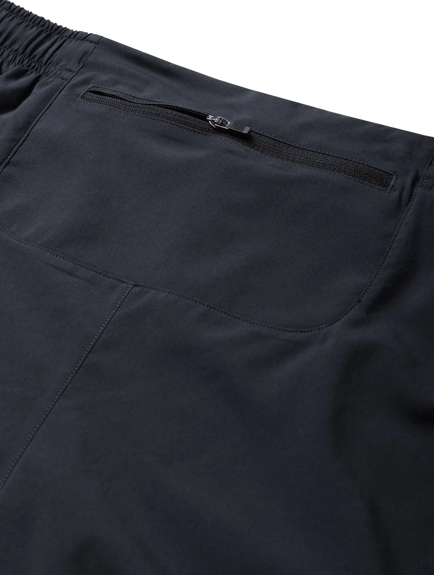 Ronhill Core Twin 2 In 1 Mens Running Shorts - Black raincoat