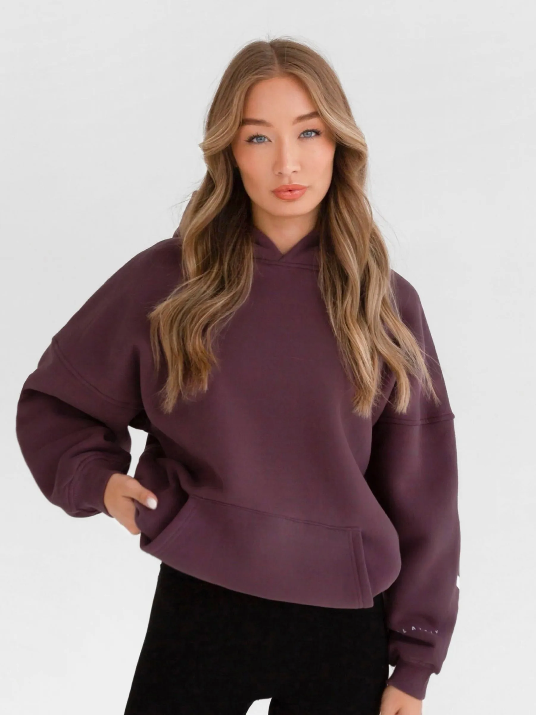 Isabel Oversized Hoodie - Light Plum Thermal Insulation Surfing wear