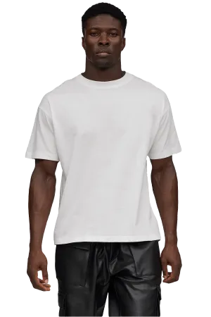 T-SHIRT - Optic White Long-Lasting Color Butterfly Lined Edges