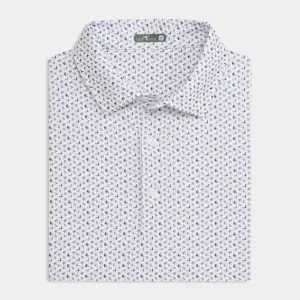 Flies Printed Performance Polo AllPurpose Knitting Corporate Event