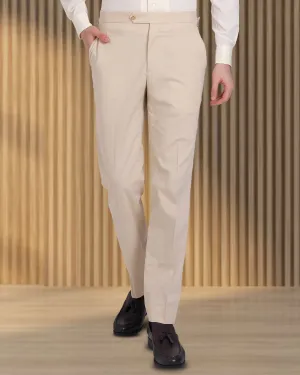Adjustable Closure Lightweight insulation Light Khaki Cotton Dress Pant