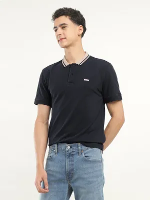 TwoTone Fabric Blend Men's Solid Polo T-Shirt