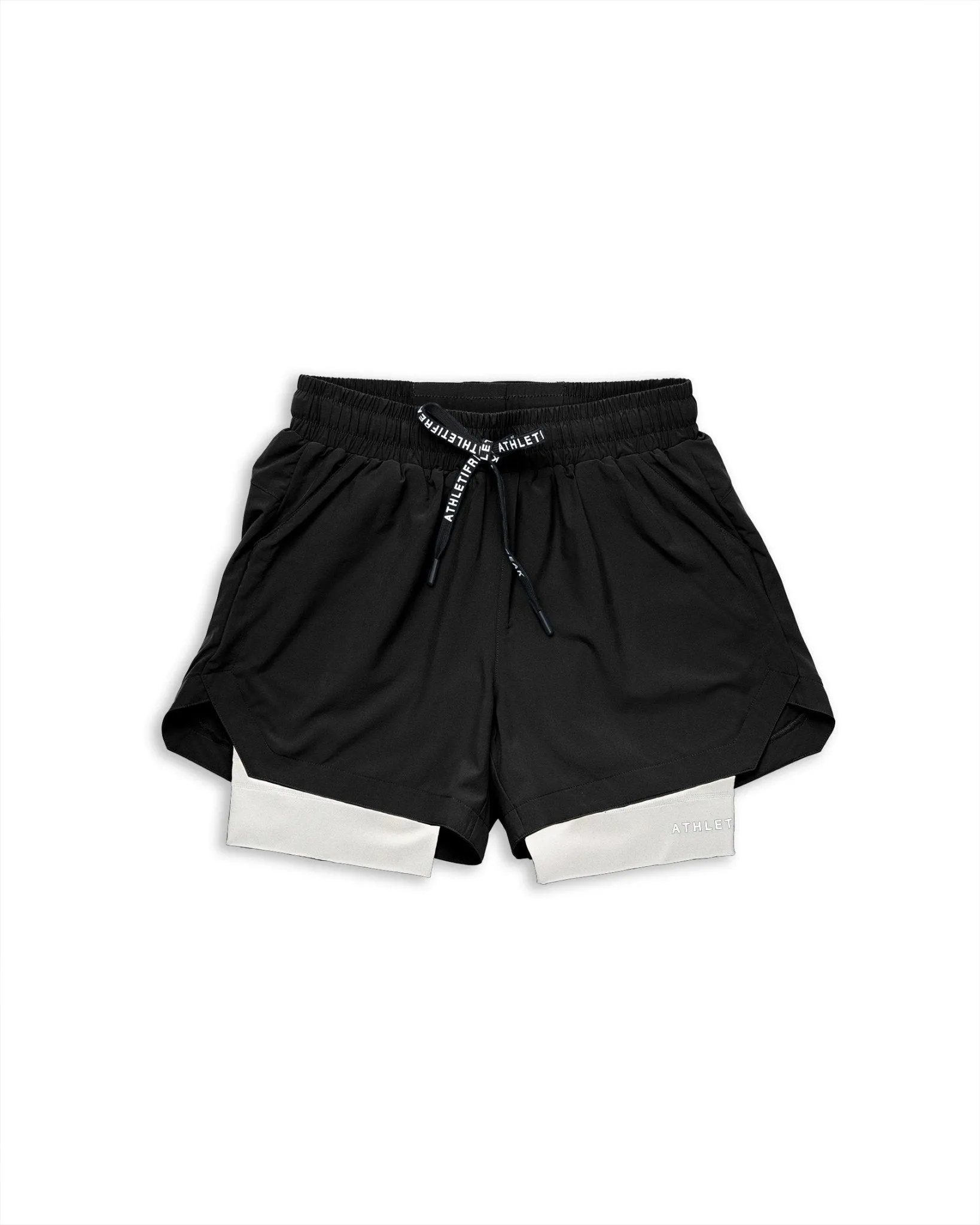 [CORE] Training Shorts 4" - Black/White earthy shades Active Ready