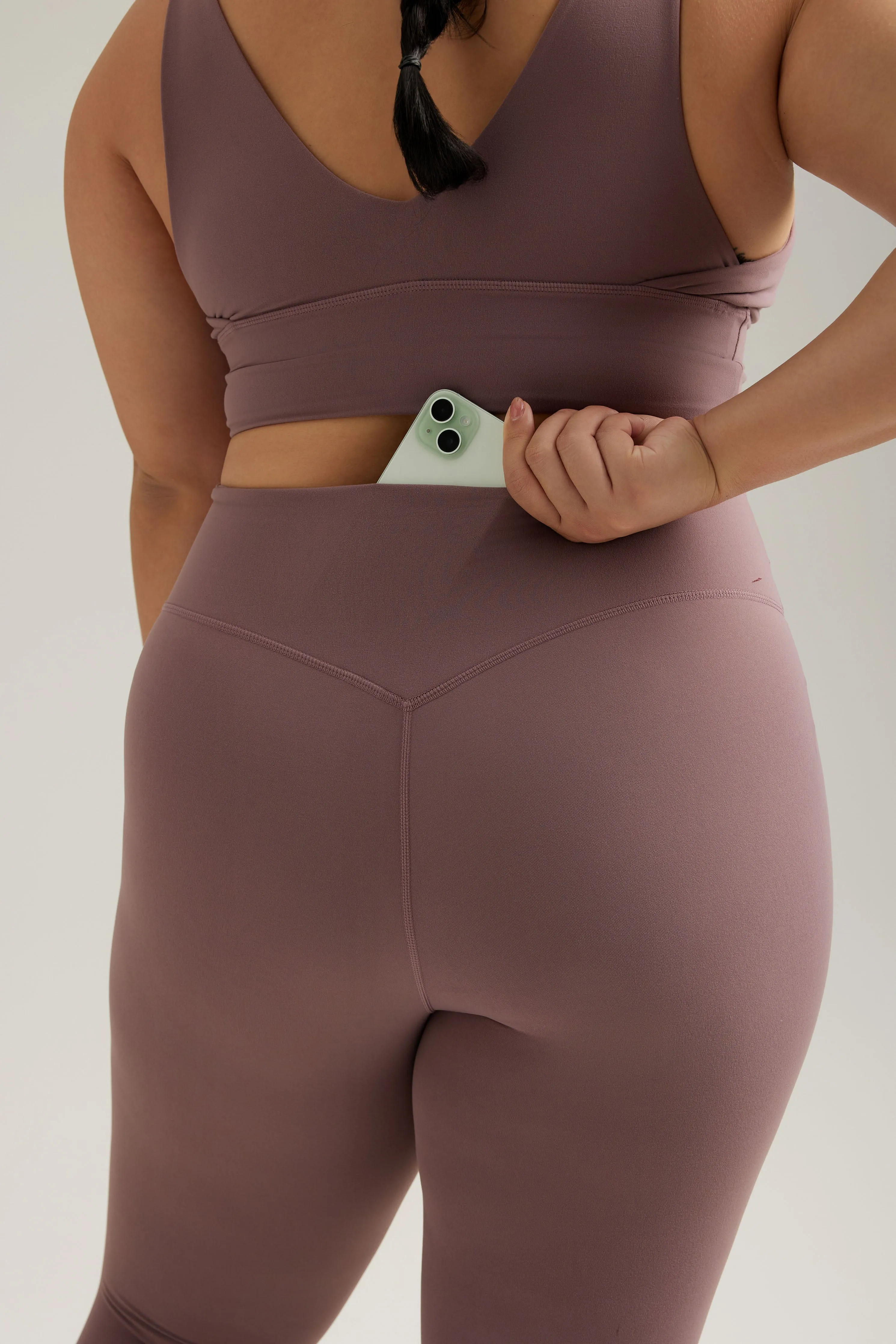 Smart Style V Leggings (Full 24") in Soda