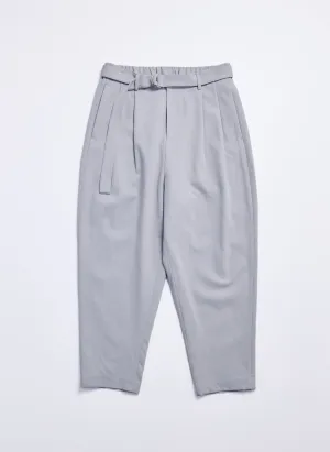 Silk Glow Crystal Soul Solotex Garbardine (Work) Wide Tapered Pants [P-12]