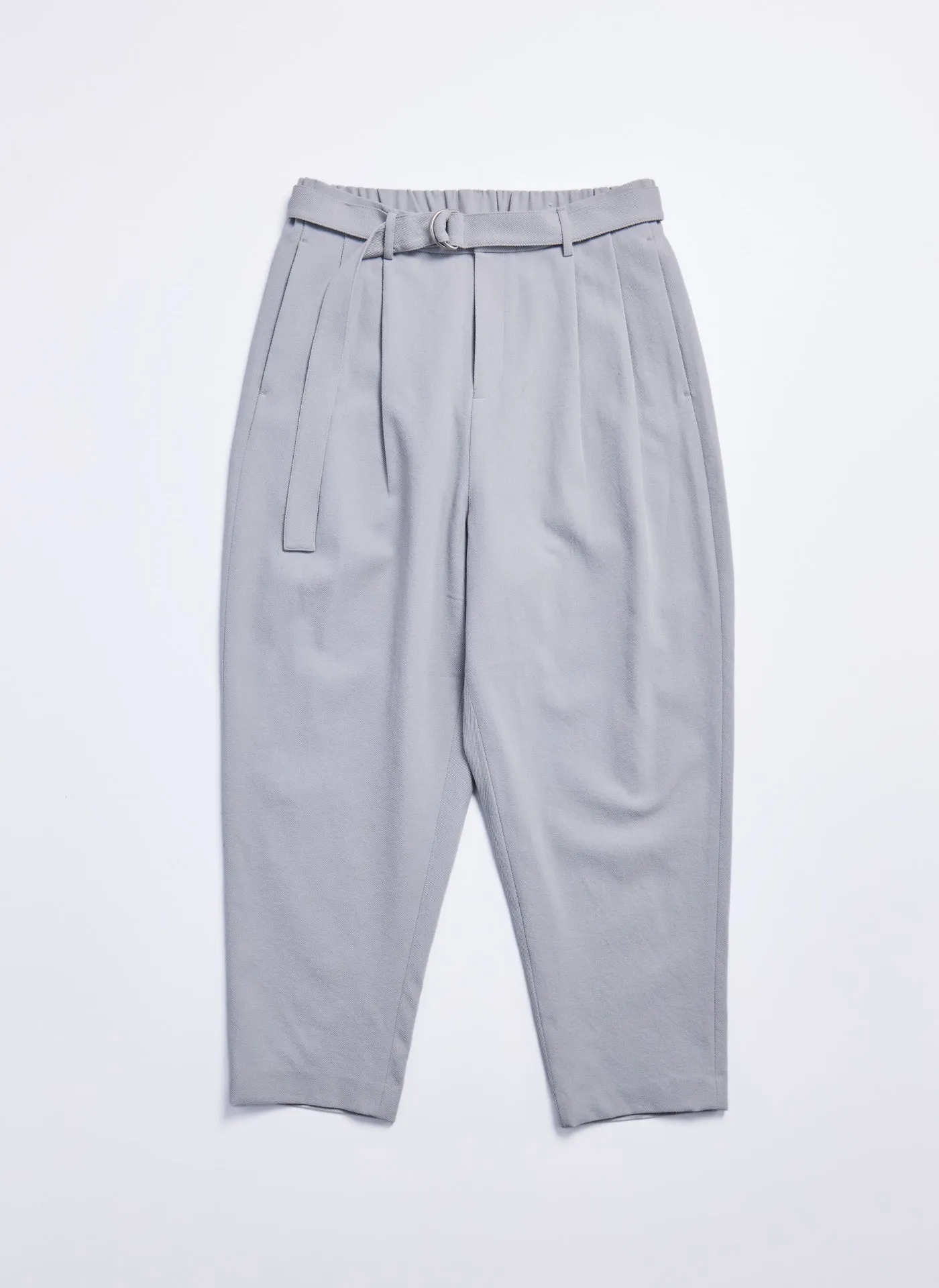 Silk Glow Crystal Soul Solotex Garbardine (Work) Wide Tapered Pants [P-12]