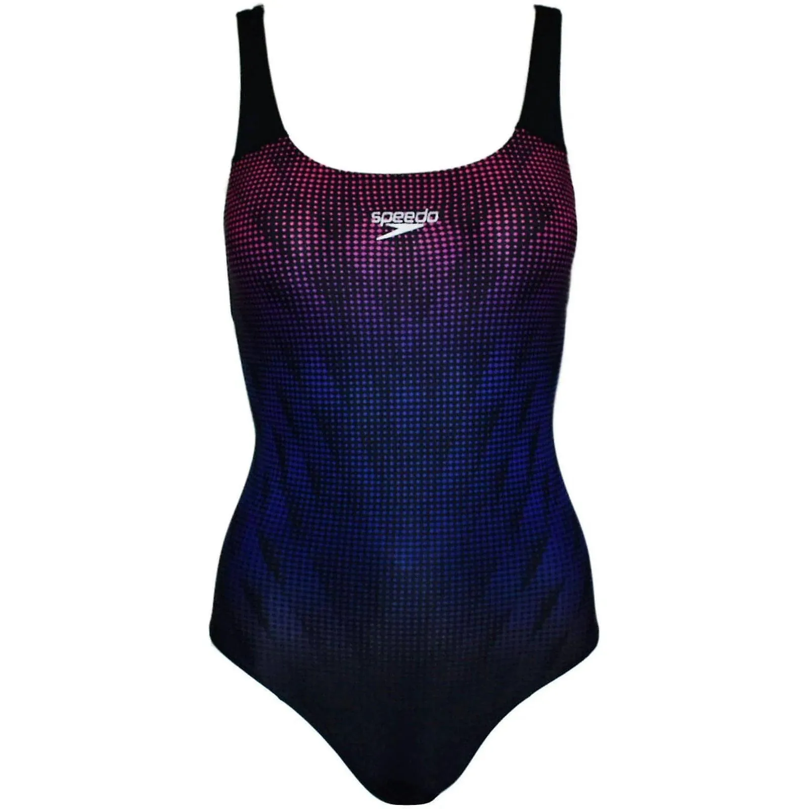 Adventure Ready Speedo Digital Placement Powerback Womens Swimsuit - Black