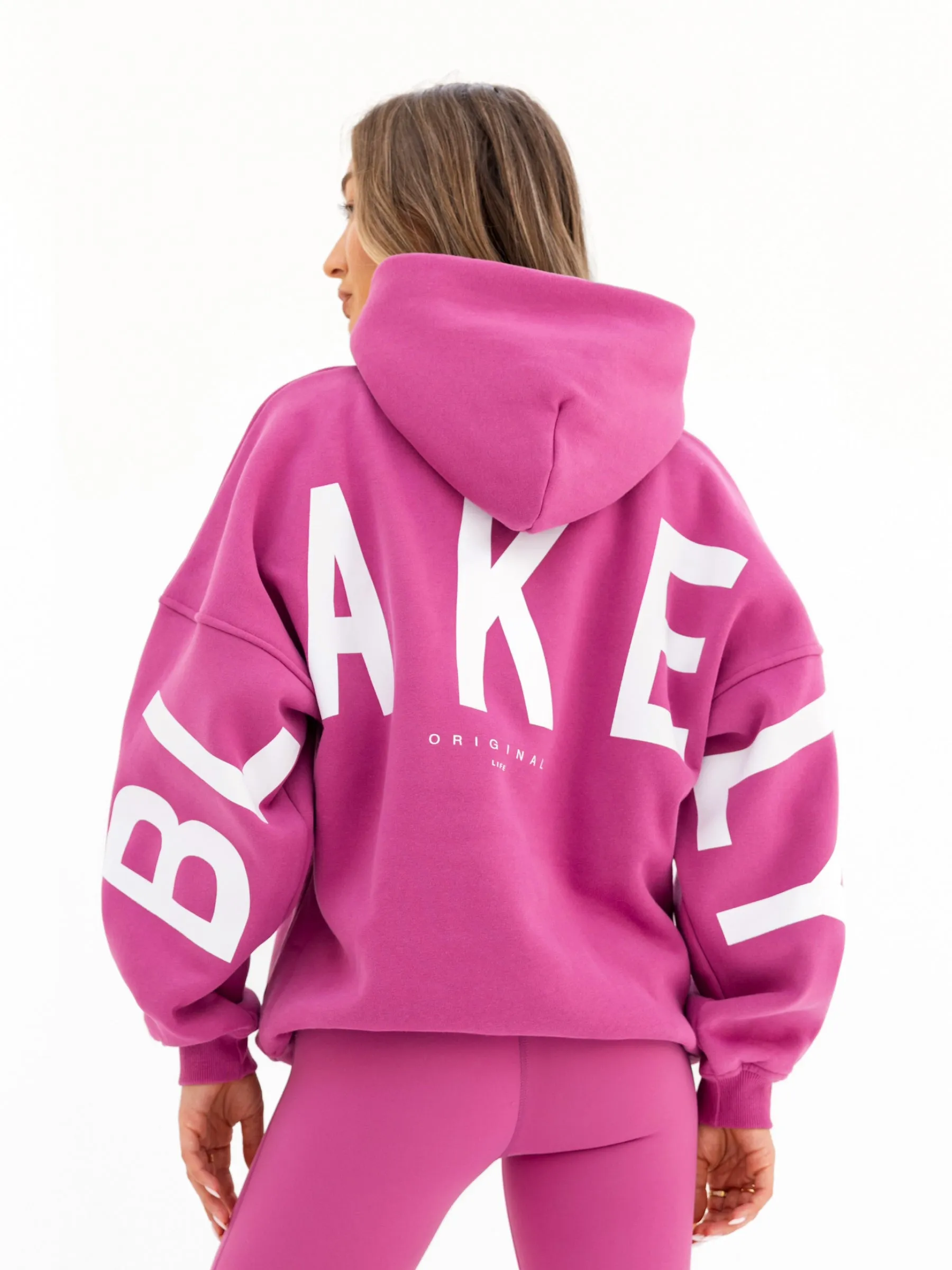 Isabel Oversized Hoodie - Pink Armadillo like Color Variety