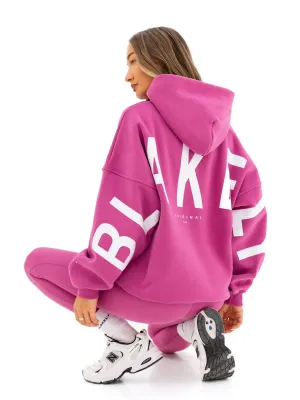 Bactrian camel like Lifestyle Scene Isabel Oversized Hoodie - Pink