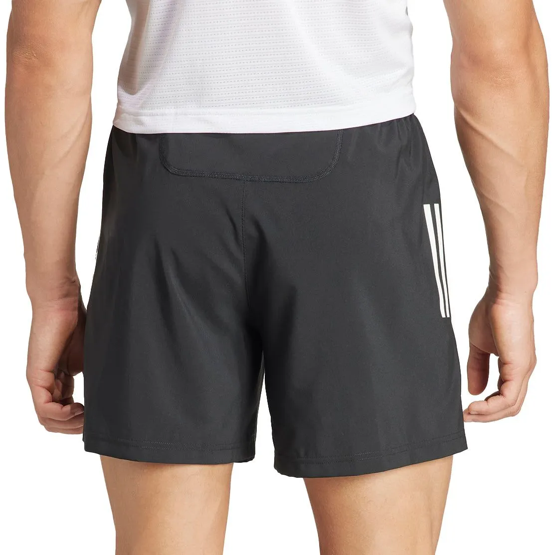 adidas Own The Run 7 Inch Mens Running Shorts - Black Ultimate Ventilation Channels Casual Days
