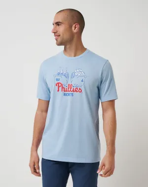 Philadelphia Phillies Strike Two Tee Ultra Soft Finish Wedding