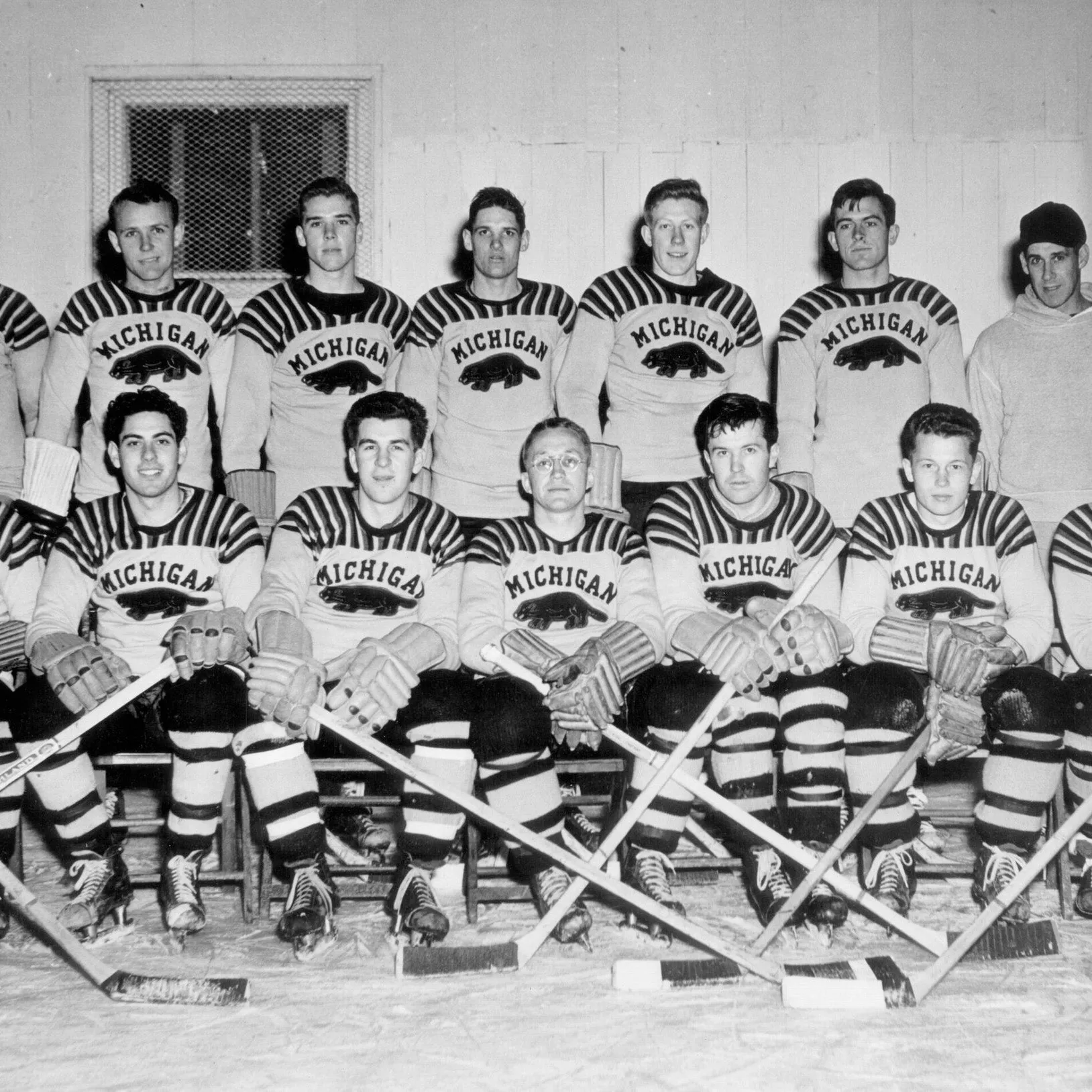 Chic Street Sport Day Michigan Vintage 1948 Hockey Hoodie