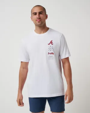 Cool and Comfortable Drip Dry Fabric Atlanta Braves Sunset Slam 2.0 Tee