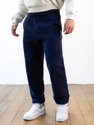 Italic Linear Relaxed Sweatpants - Navy HiddenPockets
