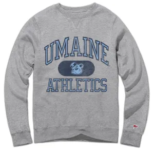 Maine Vintage Locker Room Crewneck Sweatshirt Moisture Wicking Lining