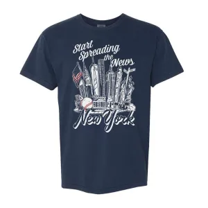 MoistureWickingFabric Modern Design Start Spreading The News Tee